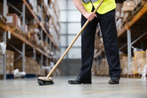 Warehouse cleaning